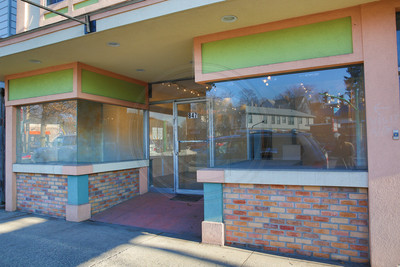 847 Whalley Ave. retail store wrap-around glass front provides high visibility